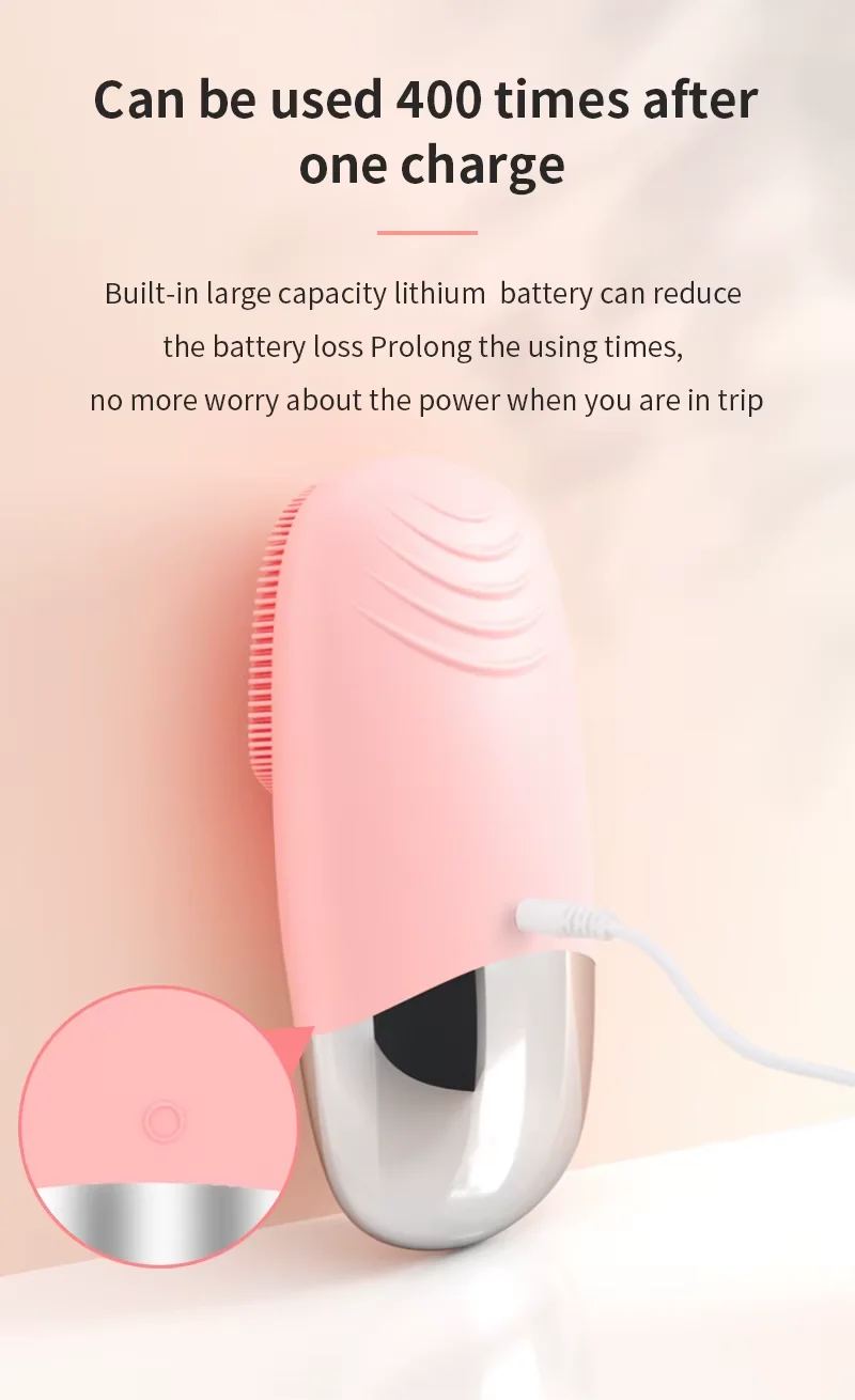 Electric Silicone Facial Cleansing Brush – Sonic Face Cleaner