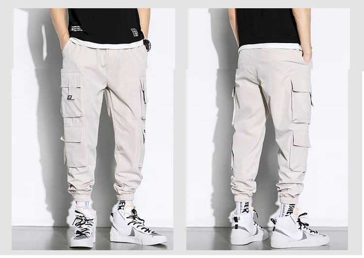 Men’s Cargo Jogger Pants – Multi-Pocket Streetwear Trousers